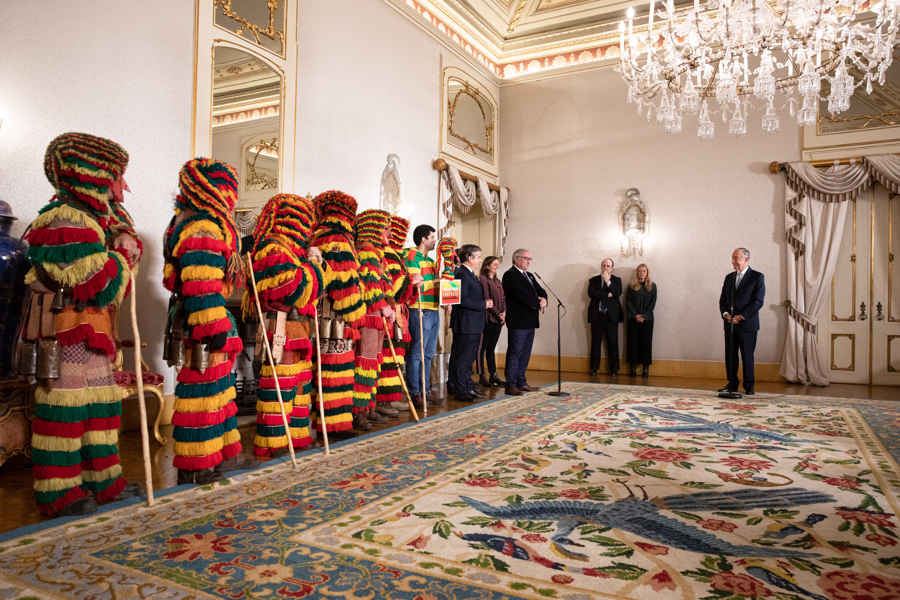  Caretos no Palácio de Belém