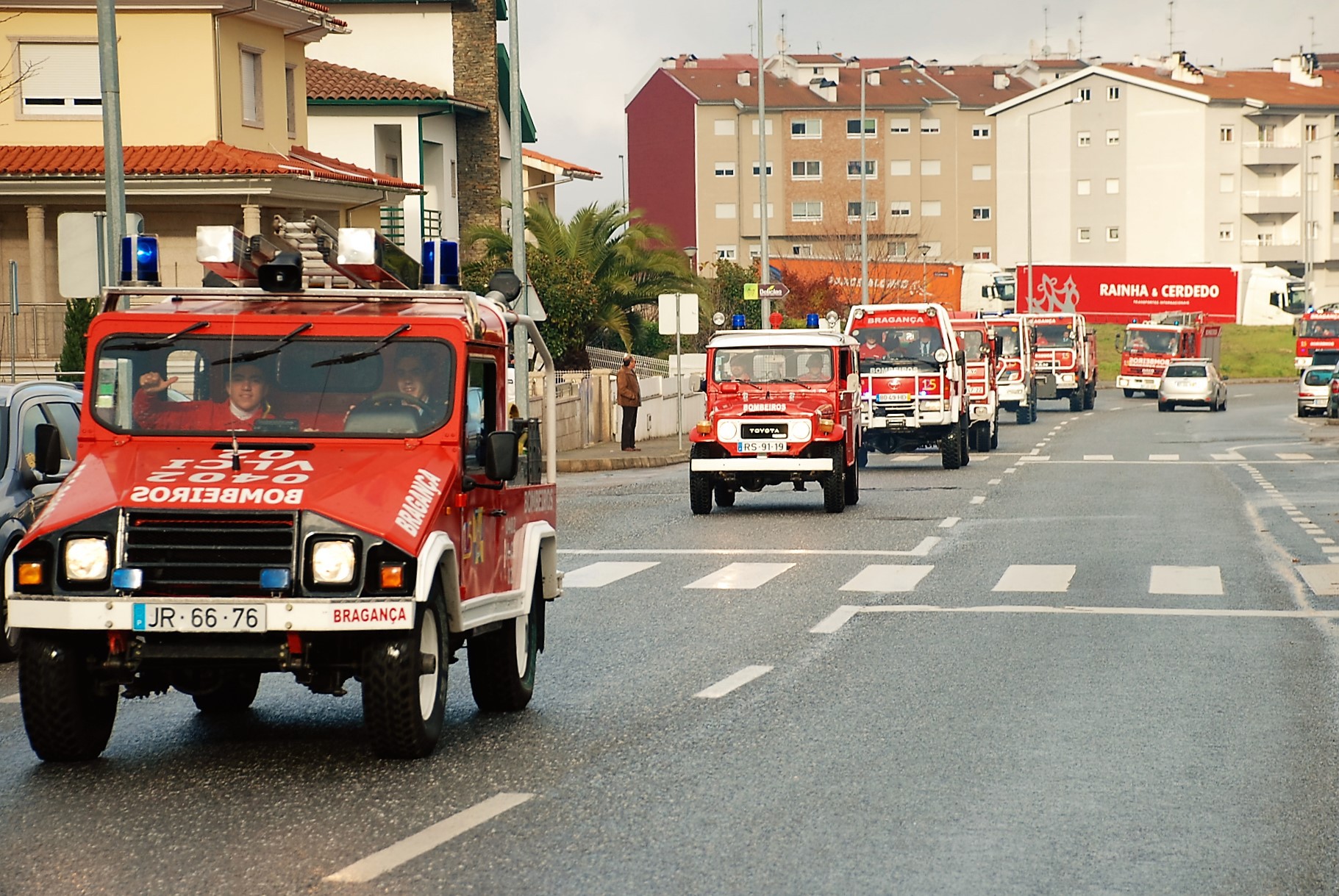  Bombeiros em dia de festa