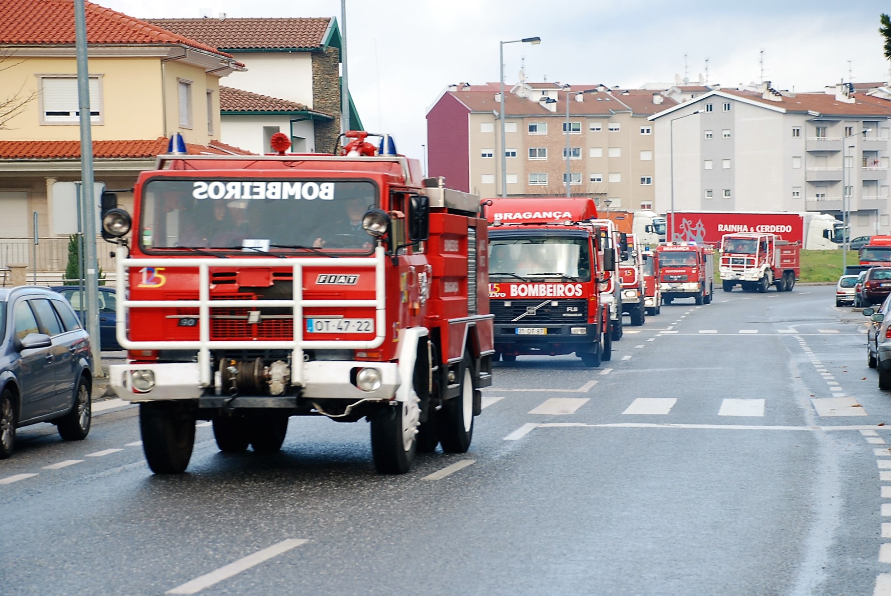  Bombeiros em dia de festa