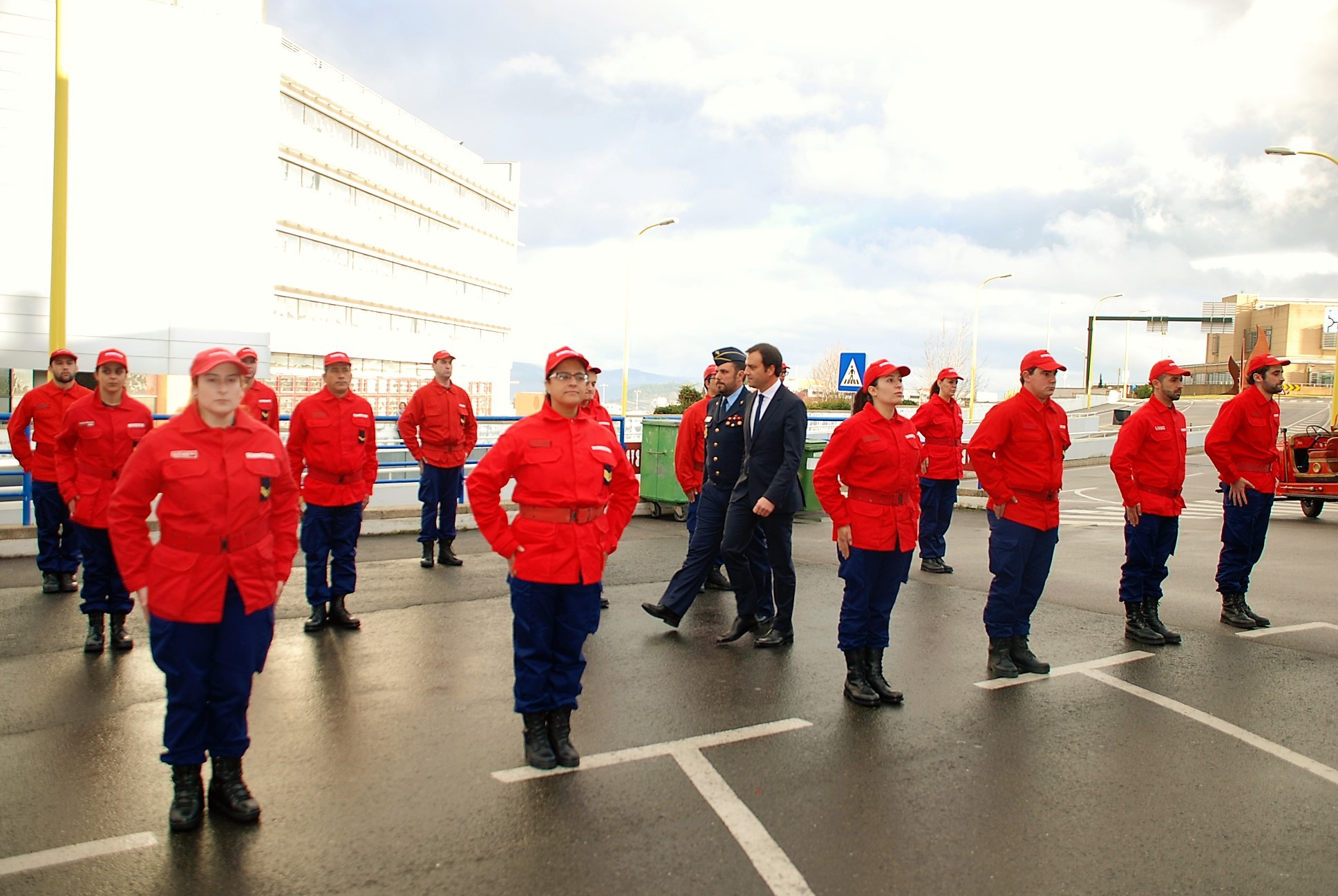  Bombeiros em dia de festa