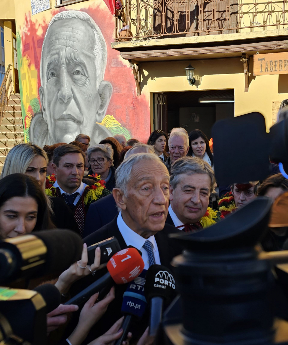  Marcelo inaugura Mural em Podence