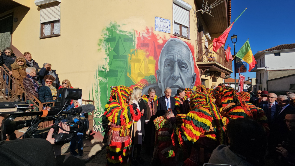  Marcelo inaugura Mural em Podence