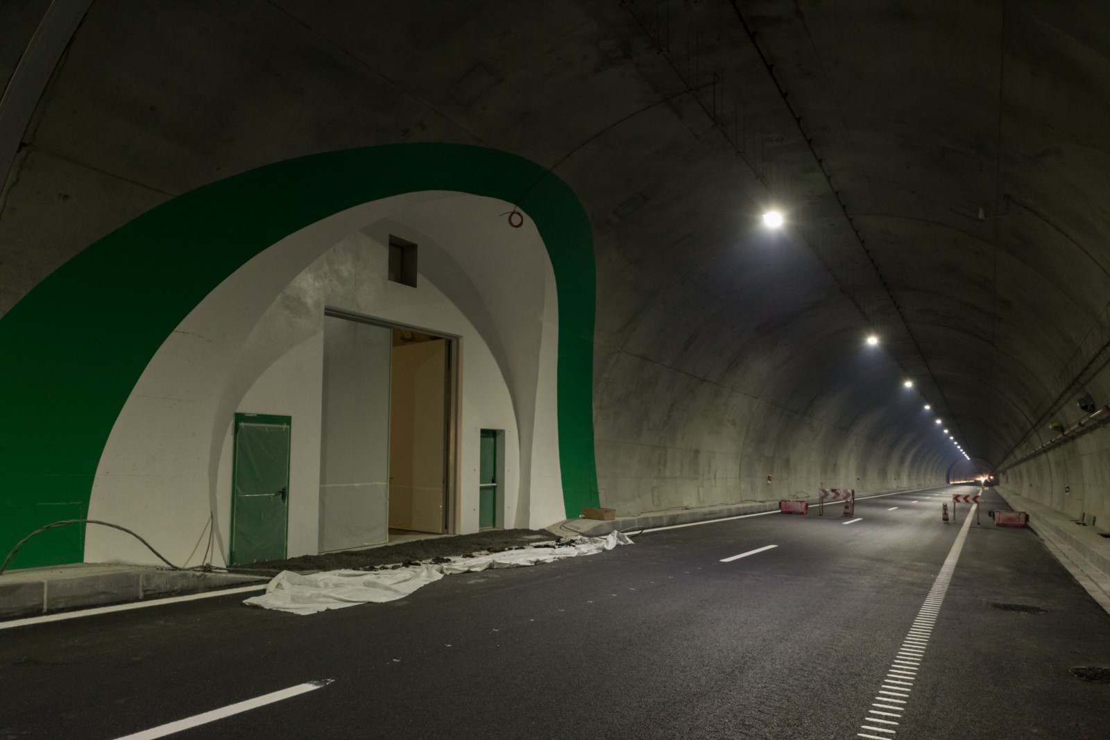  No interior do Túnel do Marão