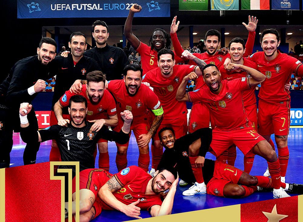 Portugal Bicampeão Europeu de Futsal