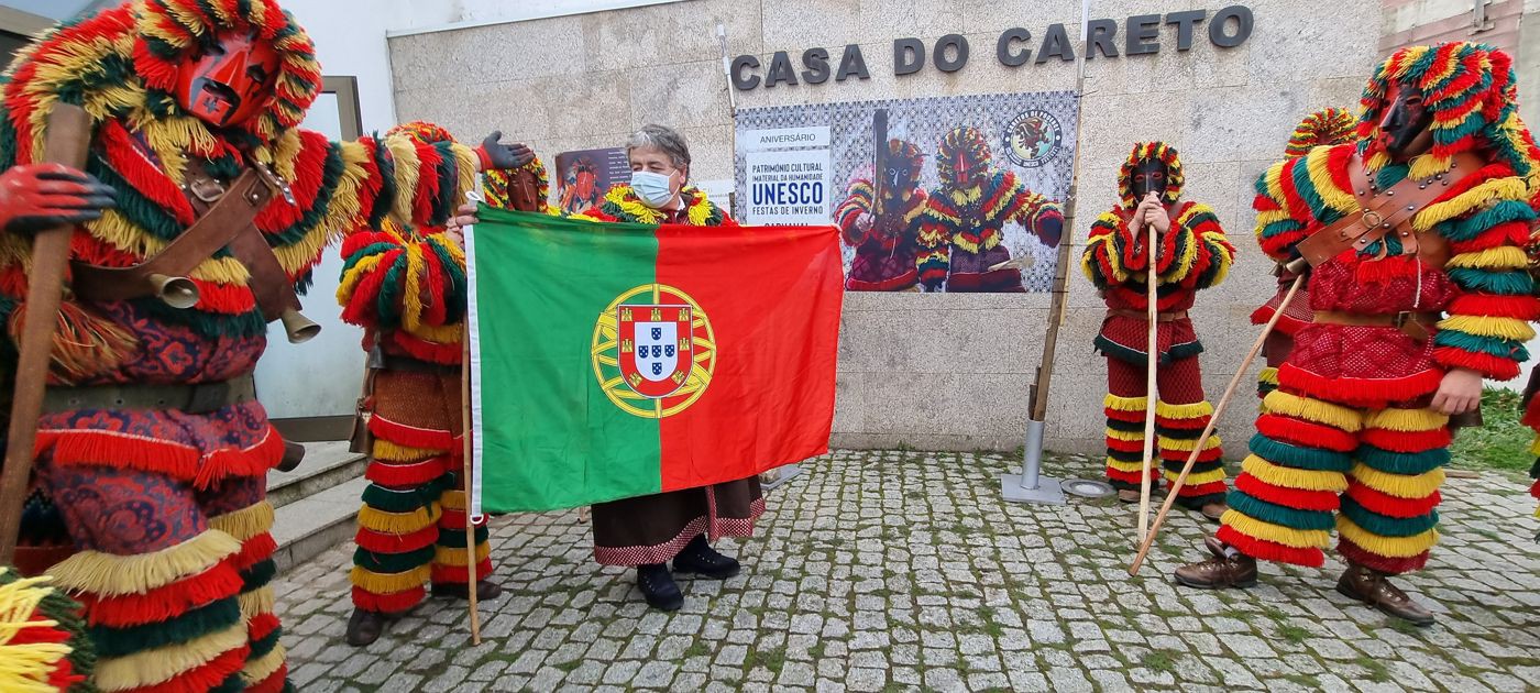 Caretos de Podence saíram à rua para comemorar dois anos de Património da Humanidade