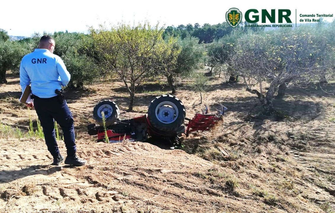 Em 2021 ocorreram 12 acidentes com tratores com 4 mortos em Vila Real