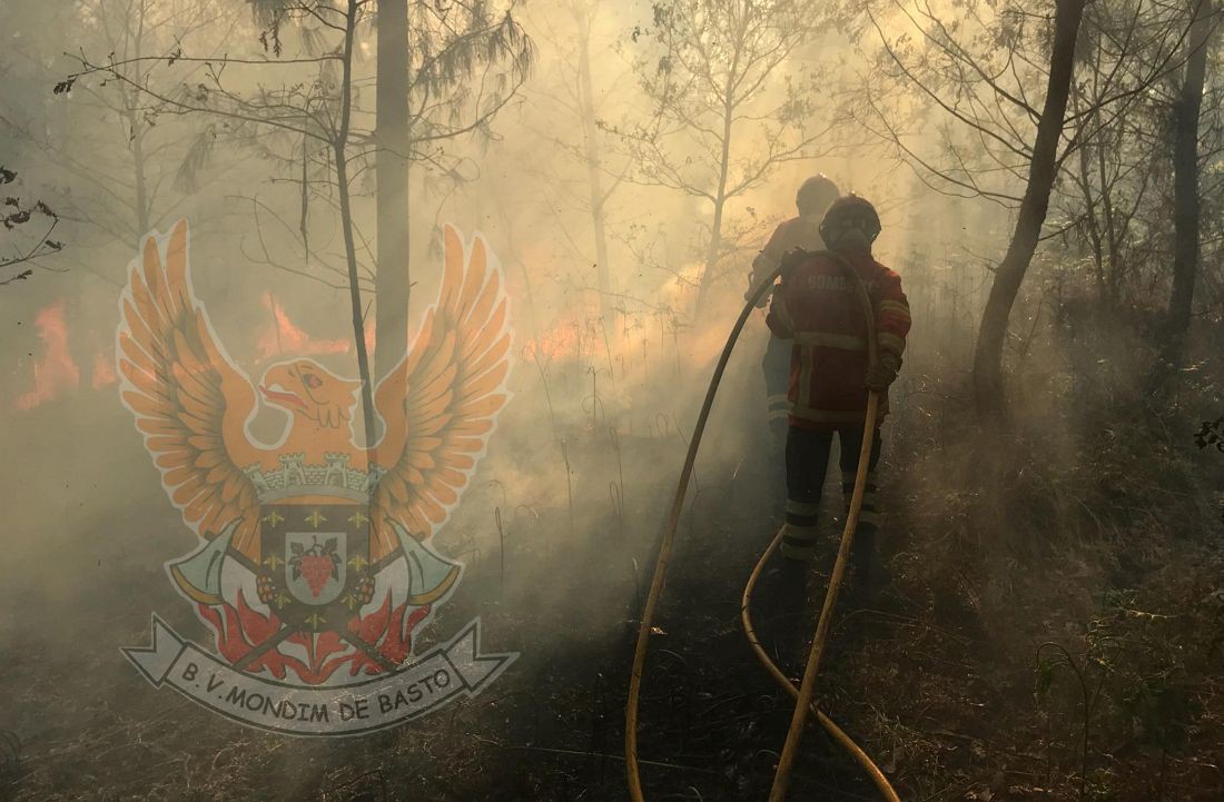 Dominado fogo em Mondim de Basto