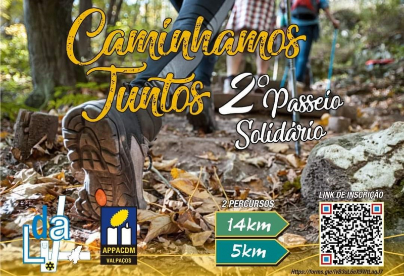 "Caminhamos Juntos - 2º Passeio Solidário" realiza-se a 21 de maio em Valpaços