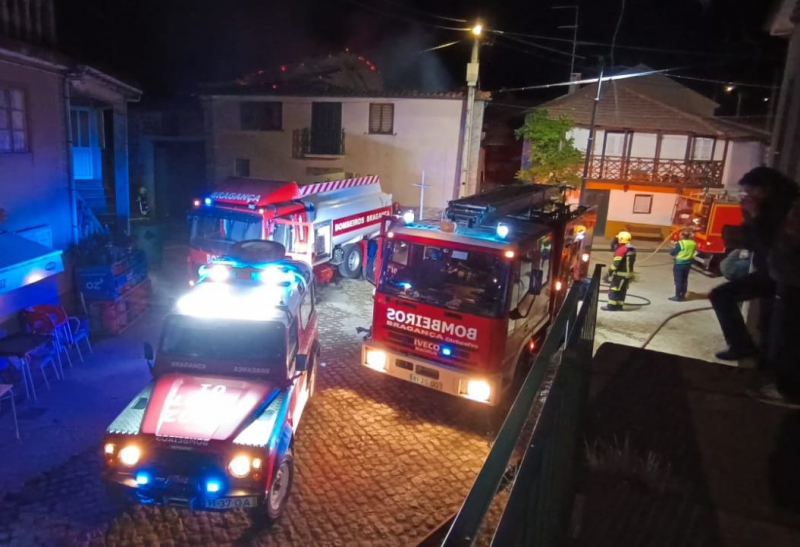 Incêndio numa habitação em Grijo de Parada