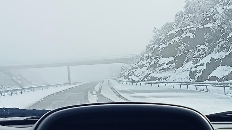 GNR de Vila Real aconselha precaução na A4 e A24 devido à neve