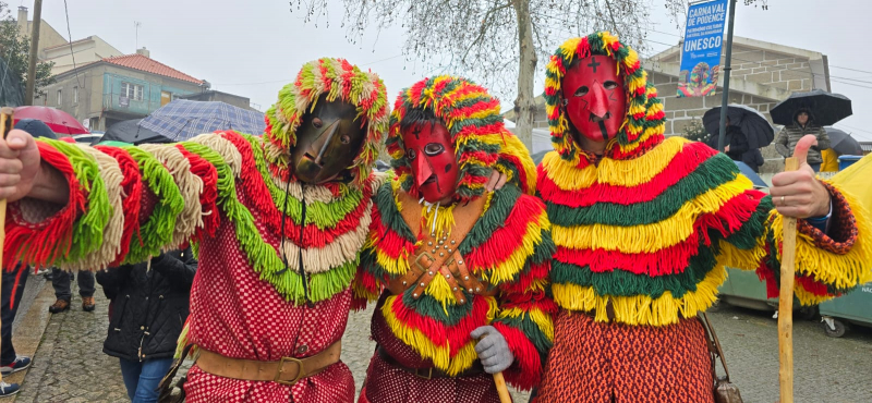 Caretos de Podence vão a Binche na Bélgica celebrar a UNESCO