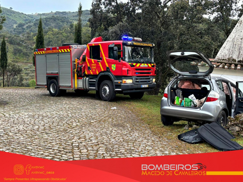 Mulher com cerca de 60 anos morre após despiste em Macedo de Cavaleiros