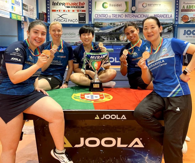 CTM Mirandela recupera título nacional feminino de ténis de mesa