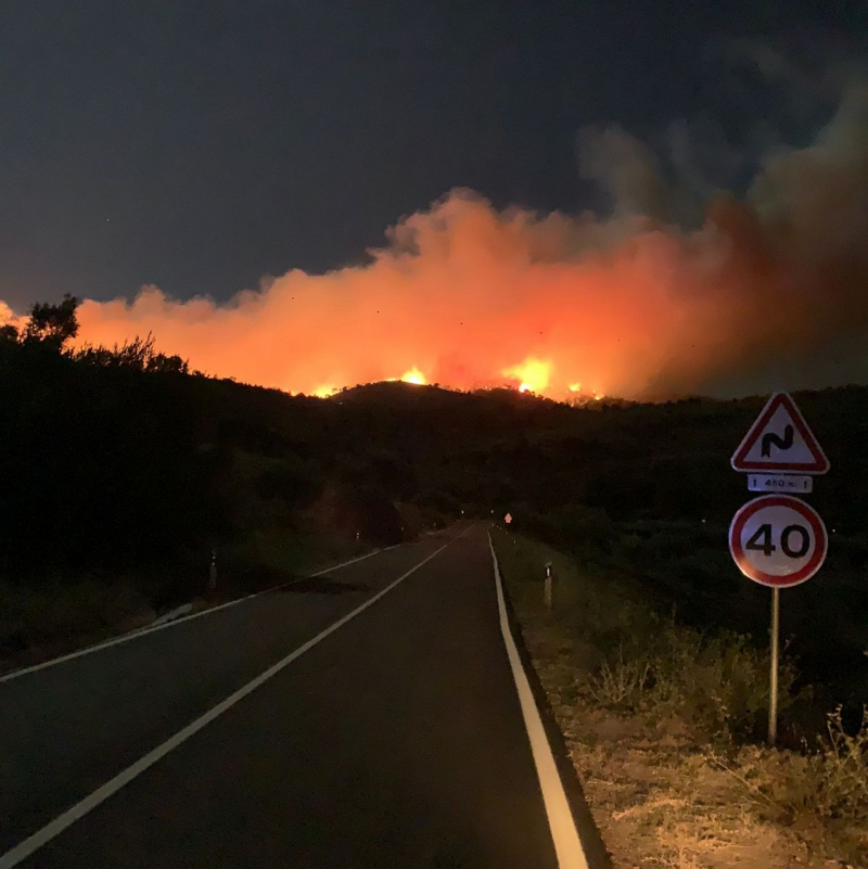 Fogos em Vila Pouca de Aguiar, Macedo de Cavaleiros, Mirandela, Alijó e Santa Marta de Penaguião