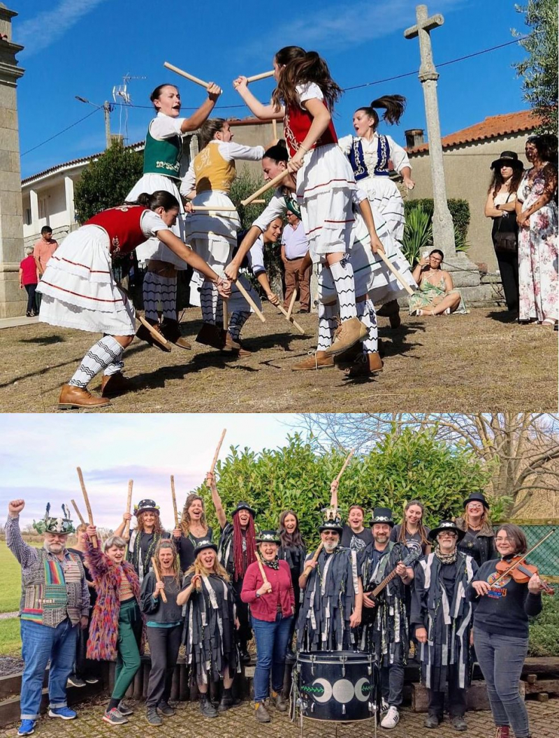 Encontro celta em aldeia transmontana aproxima "pauliteiras" portuguesas e britânicas