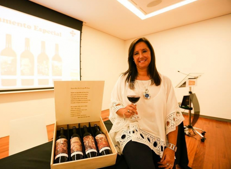 Mesa do conselho de viticultores da Casa do Douro presidida por Celeste Marques