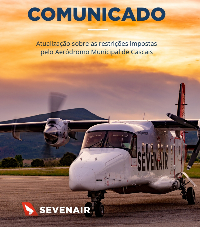 Sevenair paga dívida ao aeródromo de Cascais quando Estado reembolsar o que lhe deve