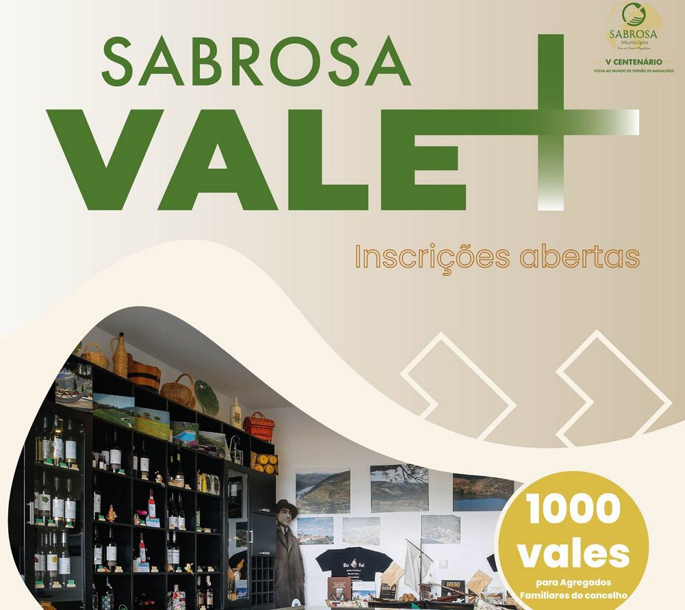 Sabrosa dá 1000 vales de 20 euros para gastar no comércio local