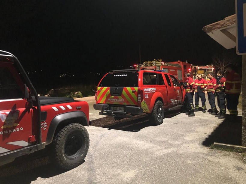 Incêndio consome zona de mato em Telões