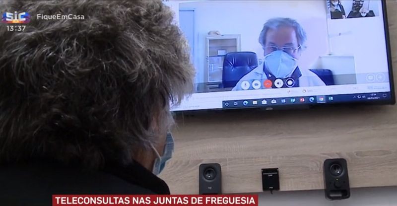 Teleconsultas nas juntas de freguesia evitam deslocações e aglomerados