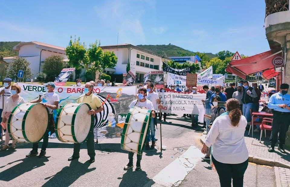 Acampamento e arruada em Boticas contra mina de lítio e alerta para falta de água