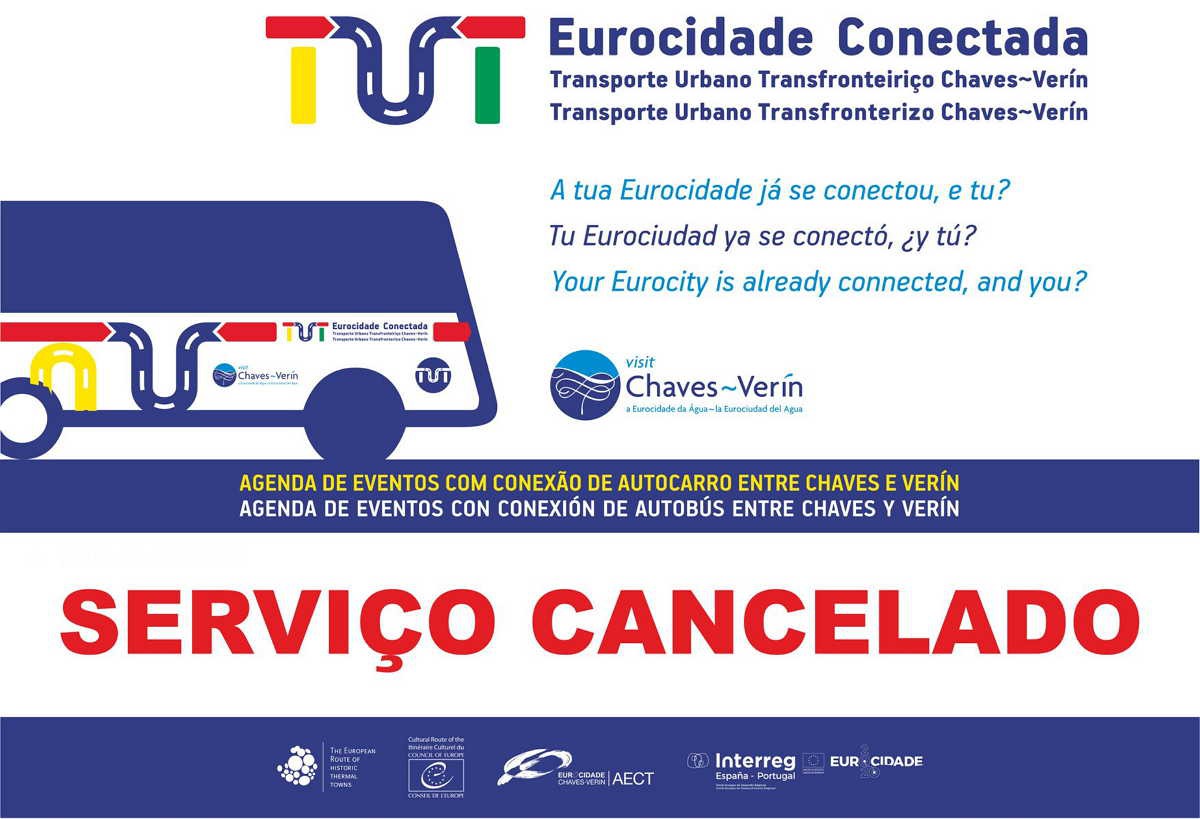 Eurocidade Chaves-Verín suspende transporte público transfronteiriço