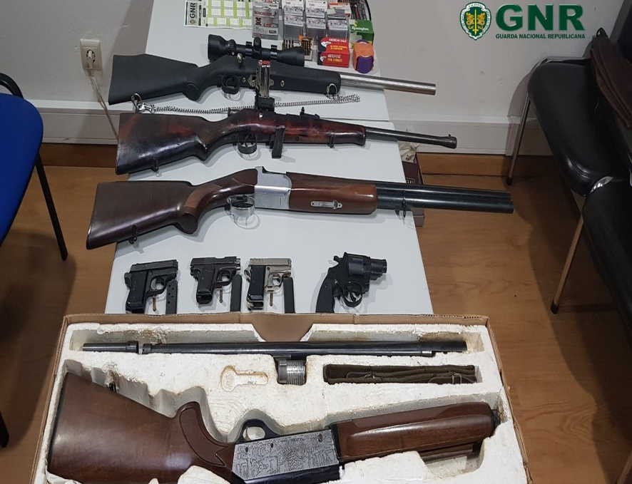 Homem de 74 anos condenado por posse de armas ilegais