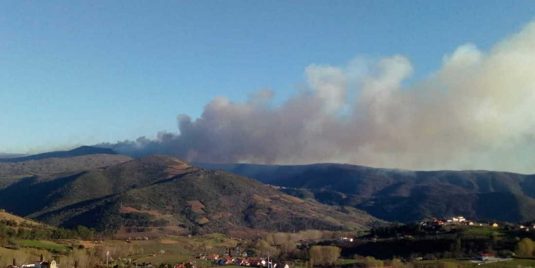 Mais de cem operacionais mobilizados para o incêndio 