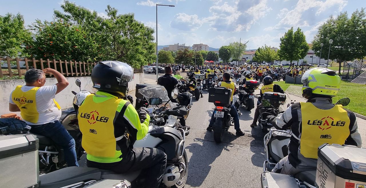 O Nordeste recebeu em festa os 2400 motociclistas do Lés-a-Lés